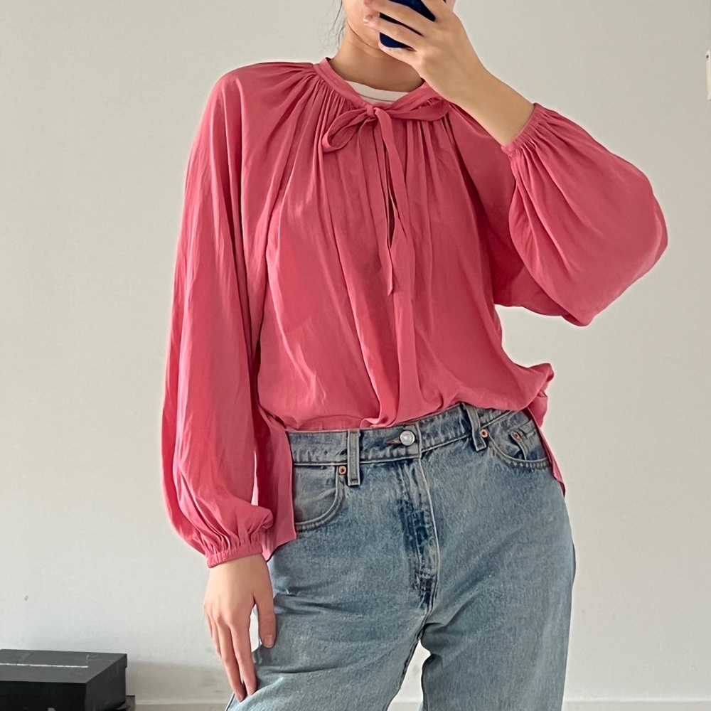 A.L.C pink blouse